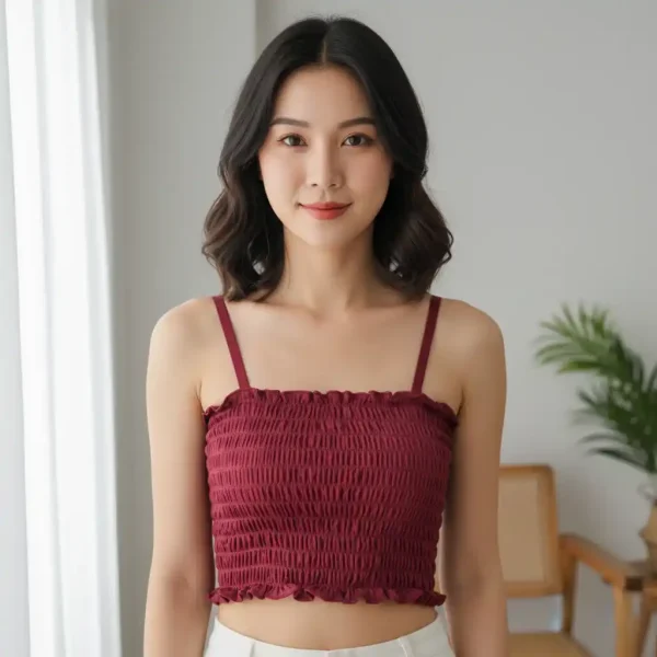 China Cemi Crop Top Bra