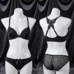 Front Open Butterfly Bra Panty Set - Image 5