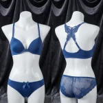 Front Open Butterfly Bra Panty Set - Image 4
