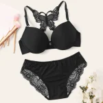Front Open Butterfly Bra Panty Set - Image 6