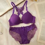 Front Open Butterfly Bra Panty Set - Image 9