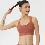 Front Zipper Shockproof Sports Bra - Image 5