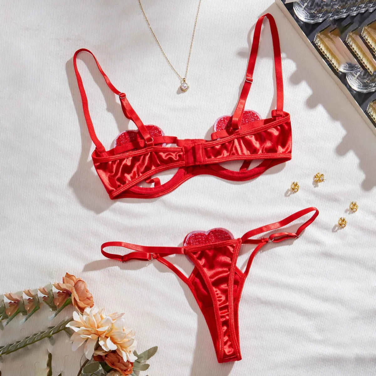 Heart Cut Out Intimate Set - Image 4
