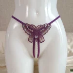 Butterfly Pearl Sequin Thong Panty