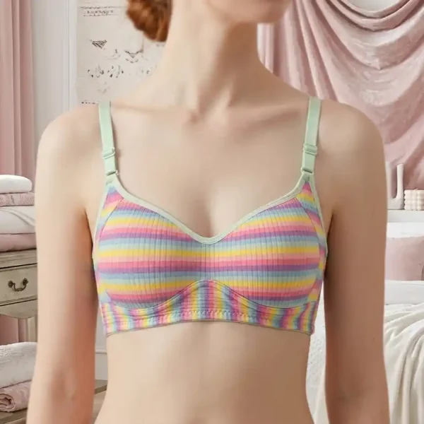 Rainbow Small Breasts Push-Up Bra