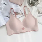Seamless Anti Sagging Thin Wireless Pushup Sports Bra - Image 8