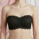 Seamless Lace Strapless Tube Top Bandeau Bra - Image 2