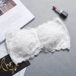 Seamless Lace Strapless Tube Top Bandeau Bra - Image 6