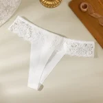 Sexy Lace Thong Low Waist Thin T Shape Ladies Underwear - Image 8
