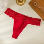 Sexy Lace Thong Low Waist Thin T Shape Ladies Underwear - Image 7