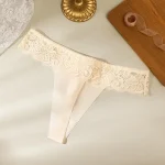 Sexy Lace Thong Low Waist Thin T Shape Ladies Underwear - Image 11
