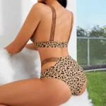 Sexy Leopard Print Wild Western Style Lingerie Set - Image 2