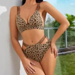 Sexy Leopard Print Wild Western Style Lingerie Set - Image 4
