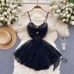 Sexy Mesh Pure Desire Plus Size Temptation Sling Low-cut Night Dress - Image 10