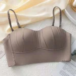 Thin Fixed Chest Pad Small Camisole Vest Bra - Image 6