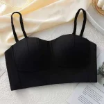 Thin Fixed Chest Pad Small Camisole Vest Bra - Image 8